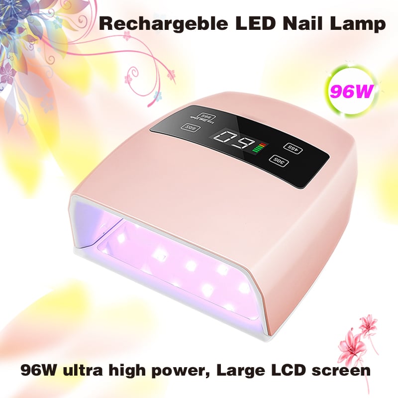 Luz de uñas recargable 96W