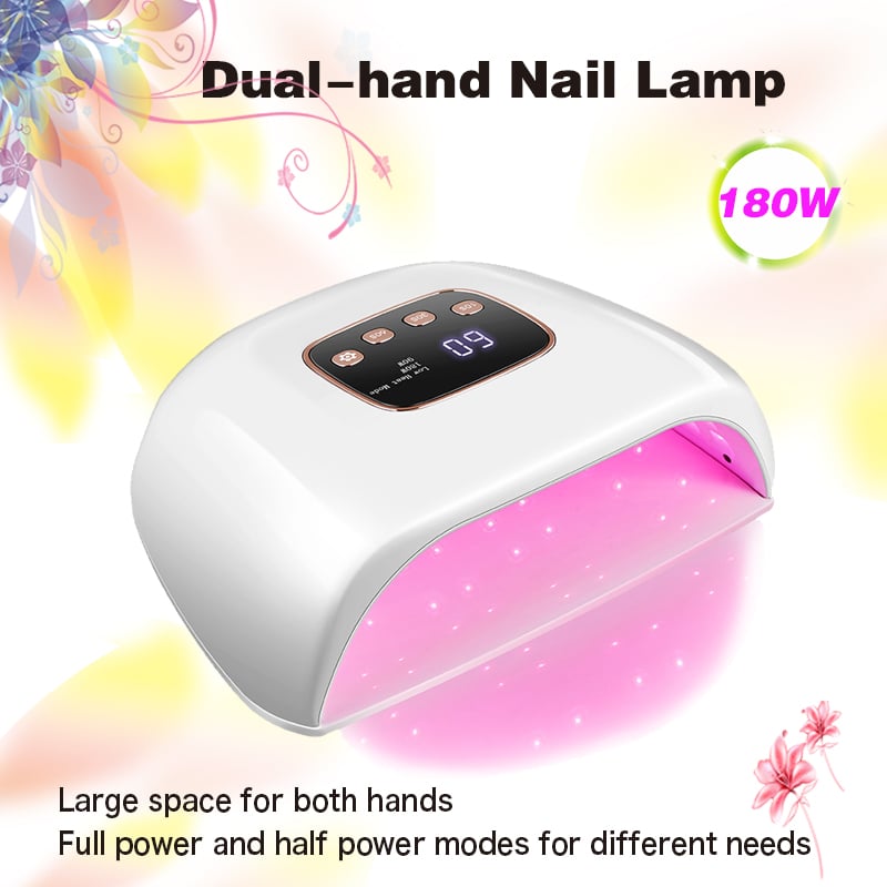 Lámpara de uñas de doble mano 108W