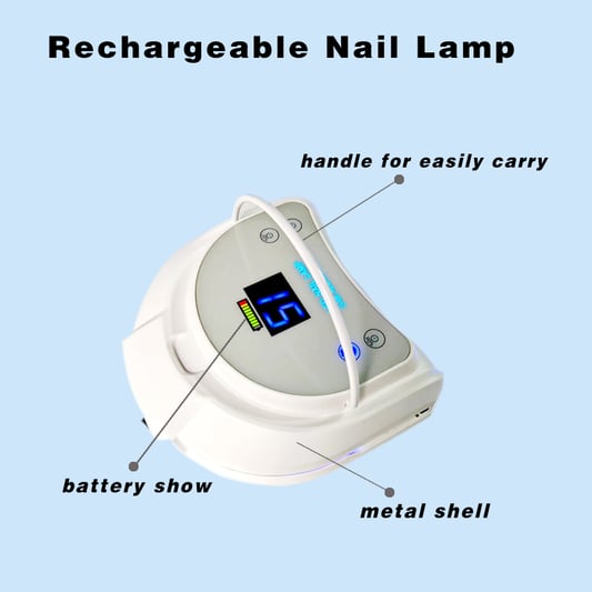 Lámpara Led Recargable para Uñas 64w